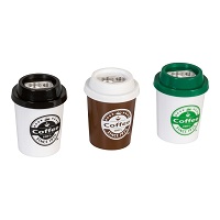 Pliiatsiteritaja 2 avaga ja kaanega ''Kohvitops'', konteineriga,Brunnen/12