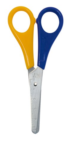 Käärid lastele 13cm vasakukäelistele, tömp ots, värvivalik, Wedo /12