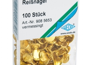 Rõhknaelad 100tk/pk vasksed, Wedo /10