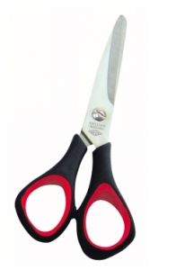 Käärid 14cm TryMe tömp ots, kummeeritud sõrmeavadega, Wedo /10