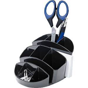 Pliiatsitops Rotondo 9 osa, must, Wedo/1