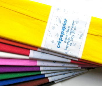 Krepp-paber helelilla 50x250cm, 32g Heyda/10