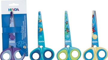 Käärid lastele 14cm dekoratiivse pildiga, Heyda