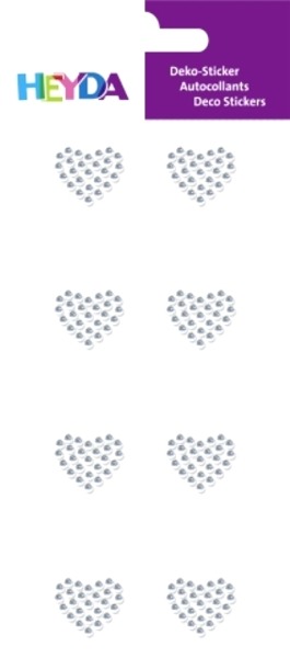 Dekokleebis Südamed, kristall Heyda/6