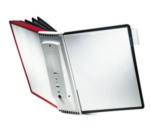 Sirvimisalus A4 Durable Sherpa seinale 10 taskut, must/punane