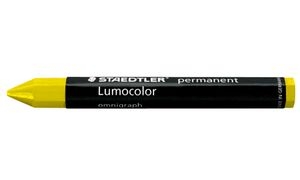 Kriit kollane permanentne Lumocolor Omnigraph, Staedtler /12