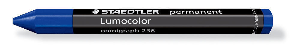 Kriit sinine permanentne Lumocolor Omnigraph, Staedtler /12