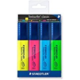 Tekstimarkerite kompl. Textsurfer Classic 4värvi, Staedtler /10