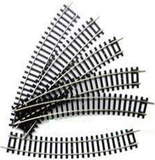 H0 Rööpad kurv 30 kraadi 360mm 6tk/pk, Piko