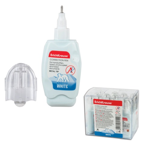 Korrektuurpliiats 10ml Arctic White, Erich Krause /12