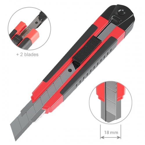 Nuga 18mm Universal auto-lock punane, Erich Krause/12