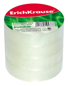 Kleeplint 18mmx33m 4tk/pk läbipaistev Erich Krause/180