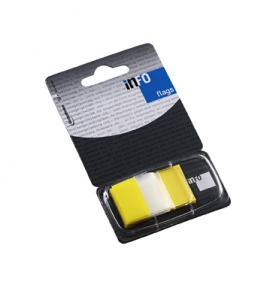 Järjehoidja InfoFlags kollane (50tk)/24/288