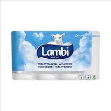 Tualettpaber Lambi 8rulli pakis, 3- kihiline /5