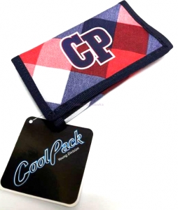 Rahakott CoolPack roosa/sinine ruut