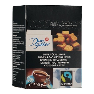 Suhkur DanSukker TÜKI TUME 500g, tume/10
