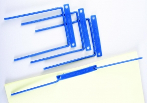 Arhiiviklamber metalliga, punane Karto/100