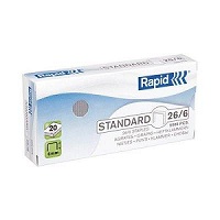 Klambrid 26/6 tsink 1000tk/pk, Rapid /20/200