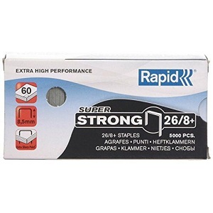 Klambrid 26/8+ tsink 5000tk/pk, Rapid