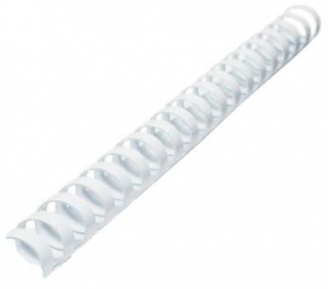 Köitespiraal 12mm plastik valge Peach/100