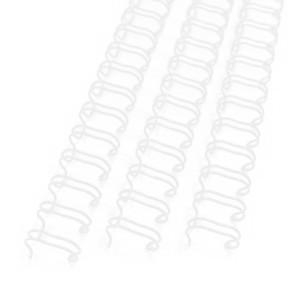 Köitespiraal 11mm metall sammuga 3:1 valge Peach/100