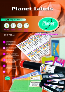 Etiketid Planet A4 70x297 100 lehte/3tk lehel /10