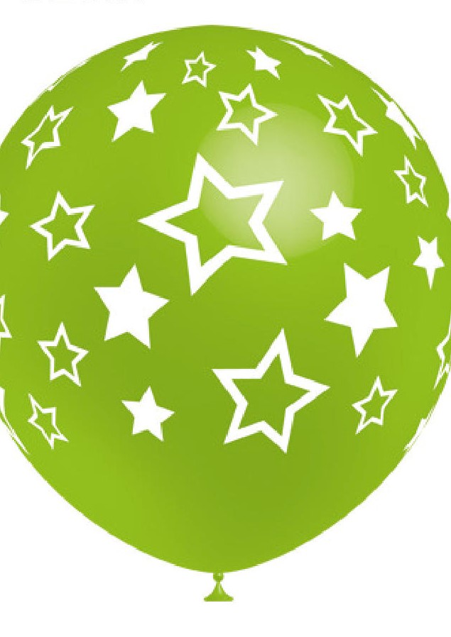 Õhupallid „Tähed“ värvivalik, Decoration 8tk/pk daim 32cm, Balloonia