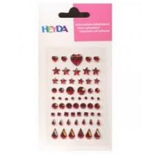 Dekoratiivkivid iseliimuvad 58tk punane Heyda/5