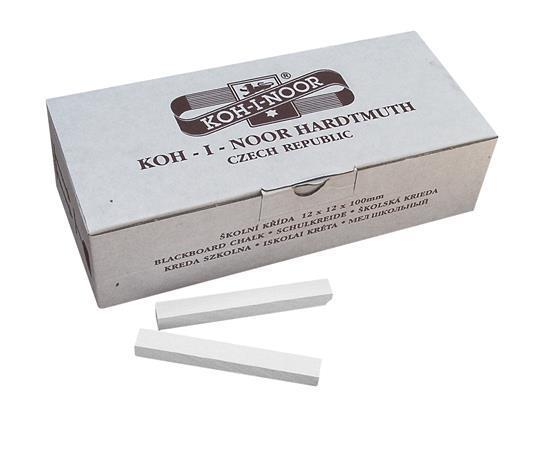 Kriit 12x12x100mm valge 100tk karbis, Koh-i-Noor /20
