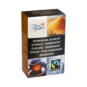 Suhkur DanSukker DEMERARA 500g, (tume)/14