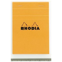 Märkmeplokk A5/80l ruut Rhodia oranž 80g, Clairefontaine /10